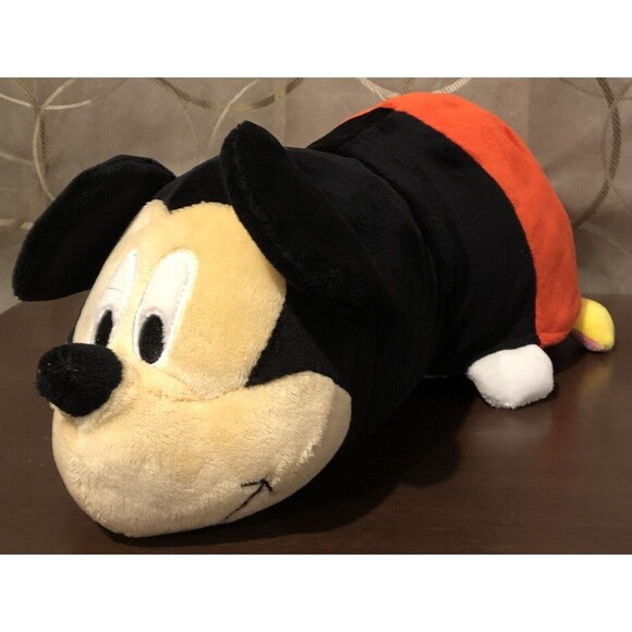 Disney FlipaZoo Mickey Mouse to Minnie Mouse 2-in-1 Plush Reversible Toy 14" - Picture 4 of 12